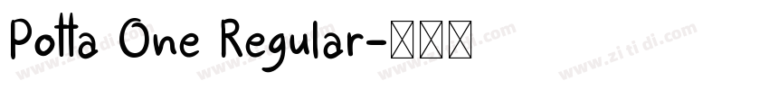 Potta One Regular字体转换